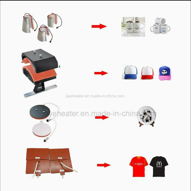 Heat Press Silicone Heater Heat Press Silicone Heater